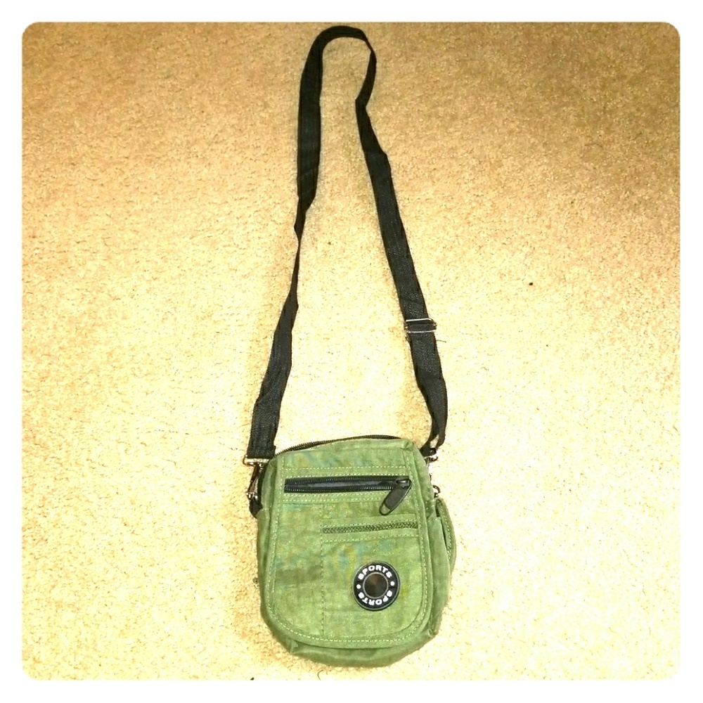SPORTS NYLON  MINI CANVAS CROSSBODY BAG